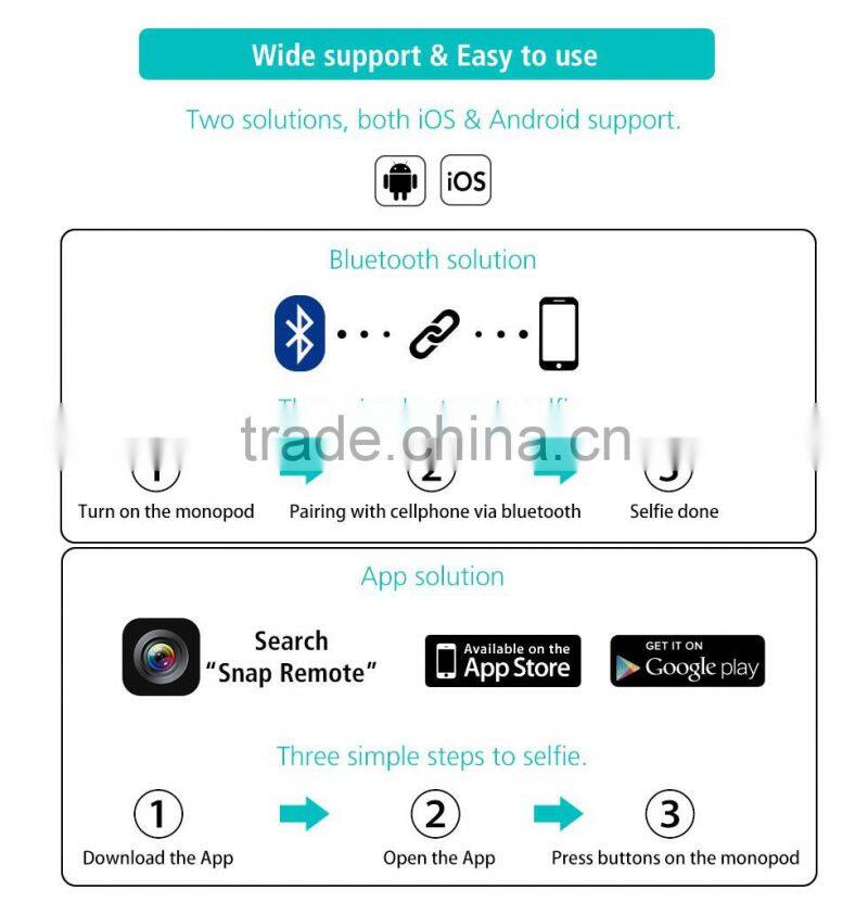 High Tech Power Bank Torch Bluetooth LED Monopod With Zoom Function