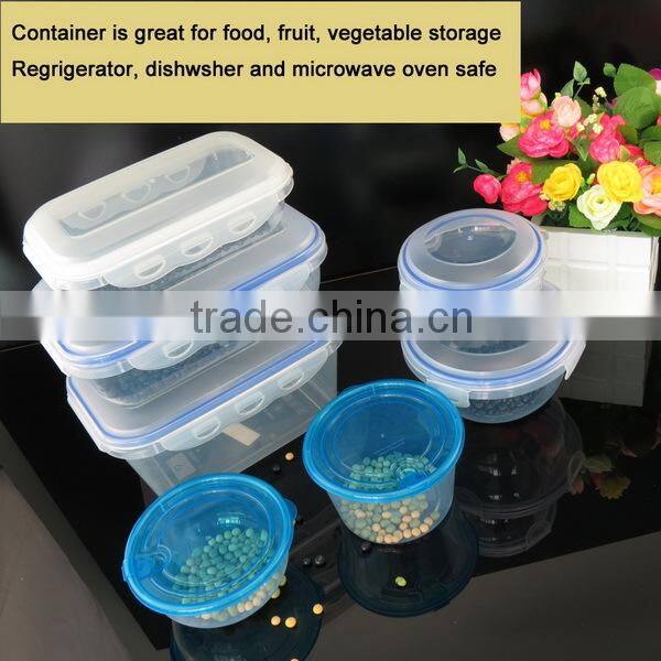 2014 hot eco friendly rectangular plastic food container