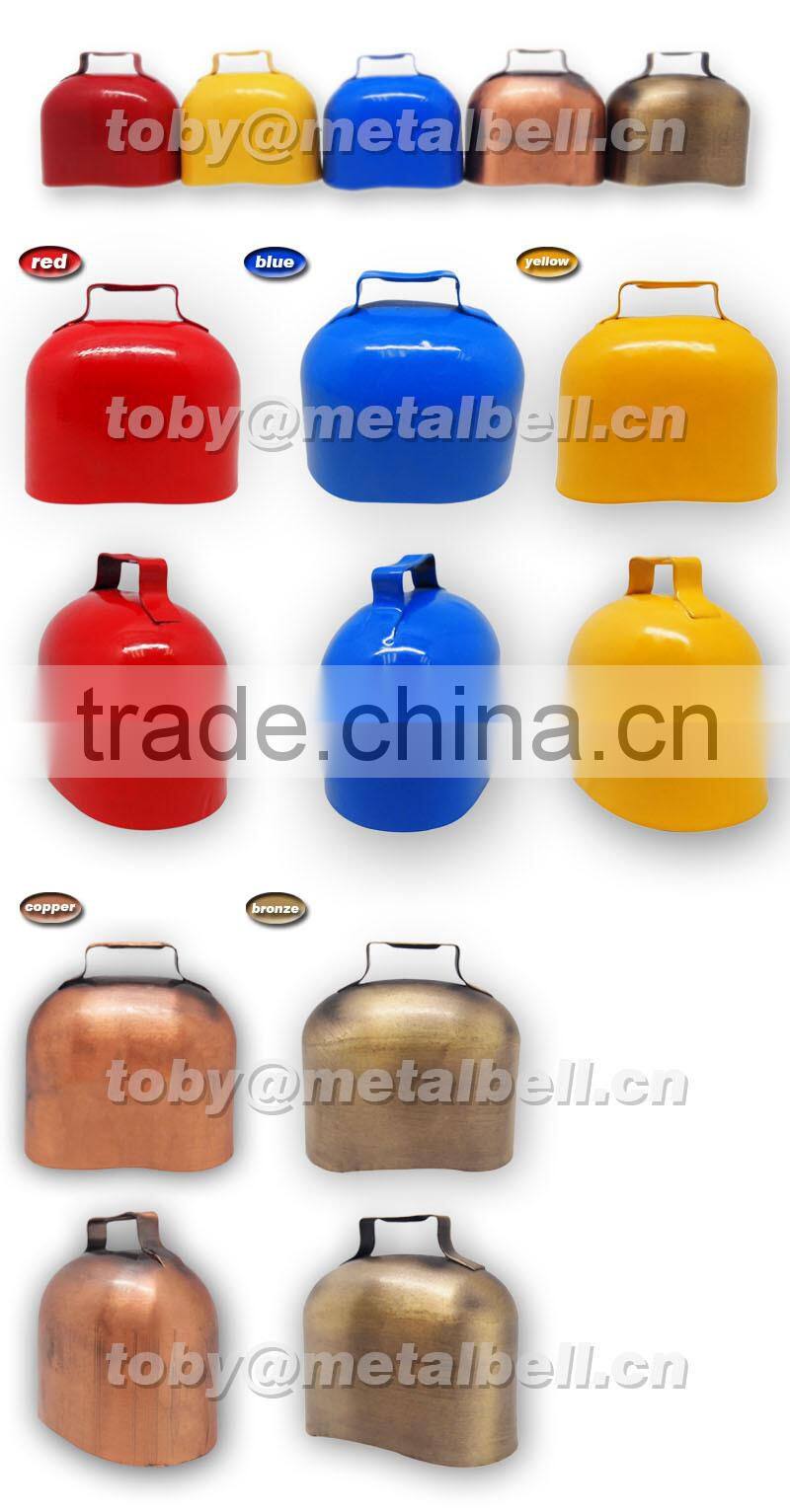 2.2''metal cow bell in custom color as noise maker