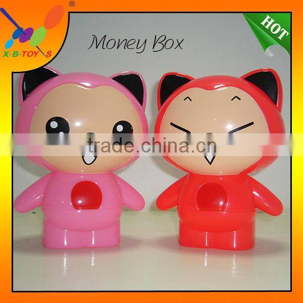 Lovely cartoon Money Box for kids, New design Coin Bank, Plastic Money Saving Box for Children.