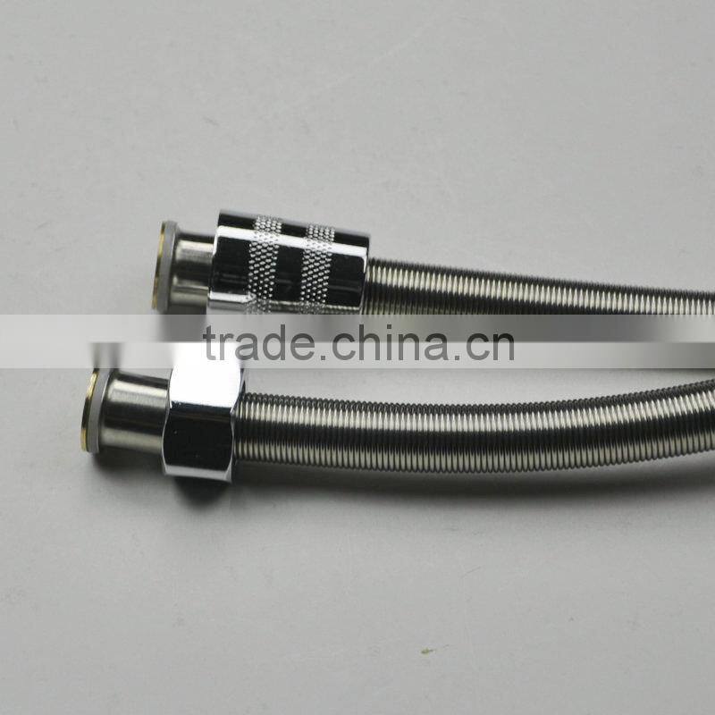 High quality stainless steel spring shower pipe metal hose with bathroom