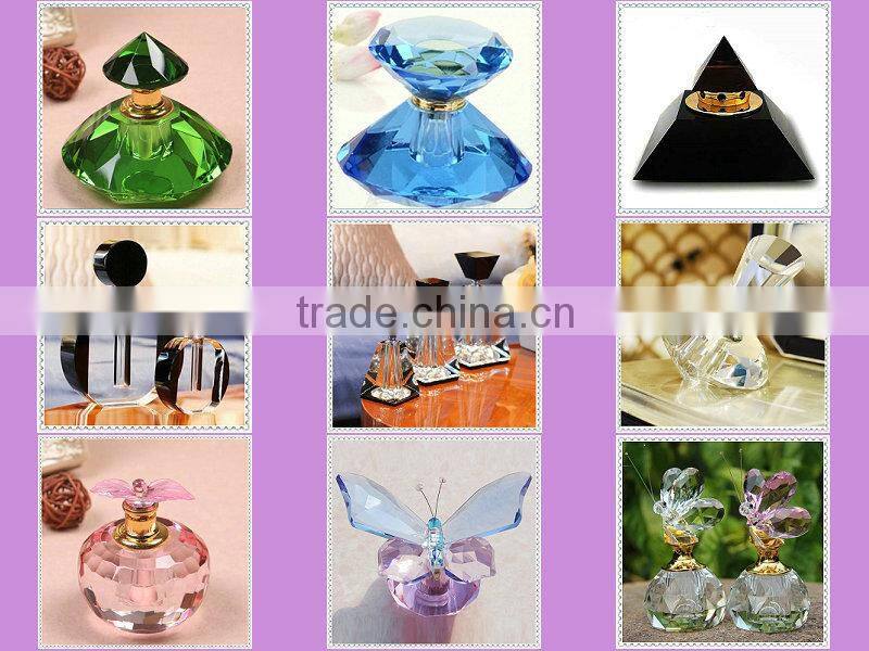 Fancy Pink Crystal Body Size Refillable Perfume Spray Bottle