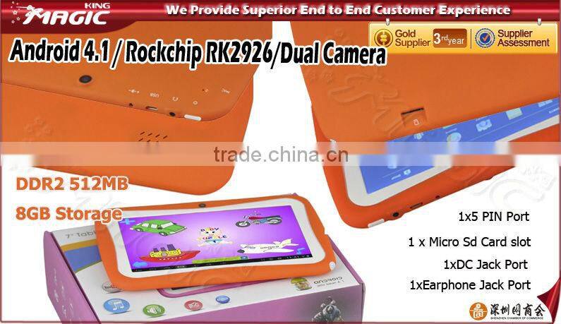 China tablet pc supplier best 7" android tablet pad and 3g sim phone call support