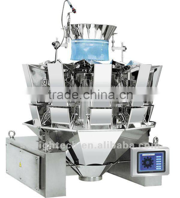 Preserved fruit multihead combination weigher