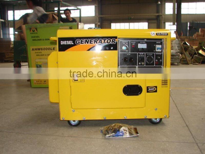 60Hz 120/240 volt 186FA 5000 watt diesel Generator
