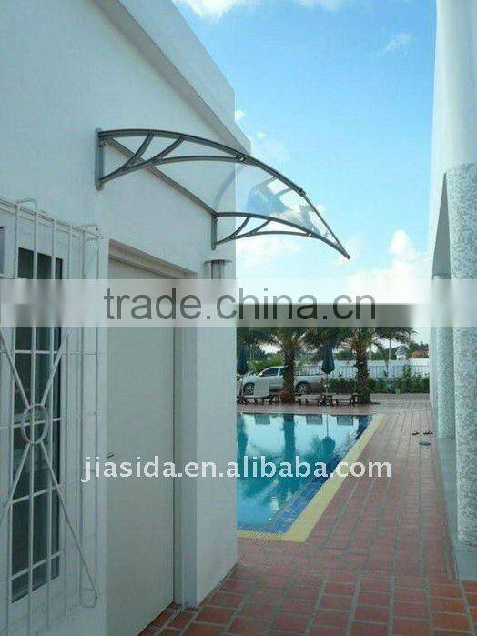 JIASIDA strong polycarbonate sheet awning,UV protection,pc sheet