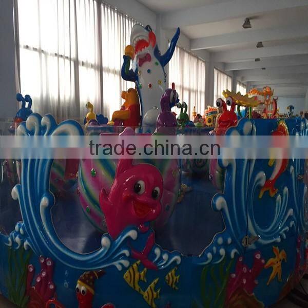 outdoor electronic amusement park ocean singer rides children games