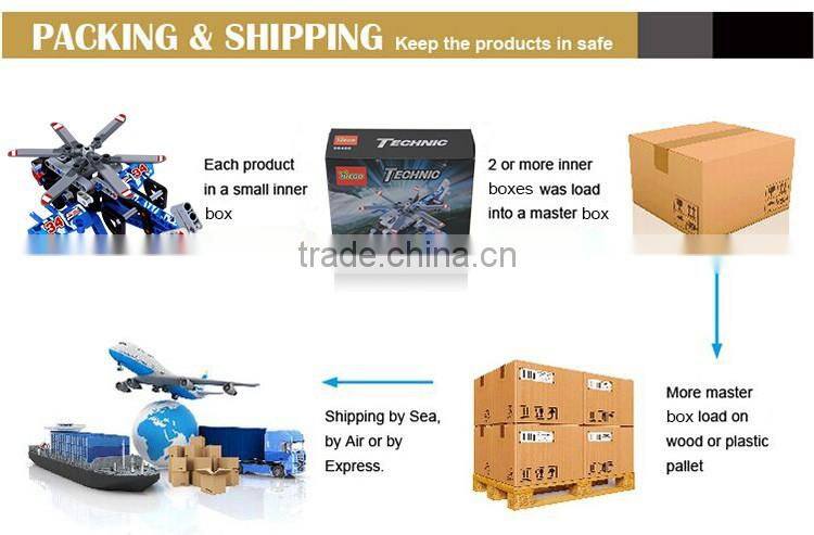 educational Puzzle plastic building blocks child toy flying rescue helicopter