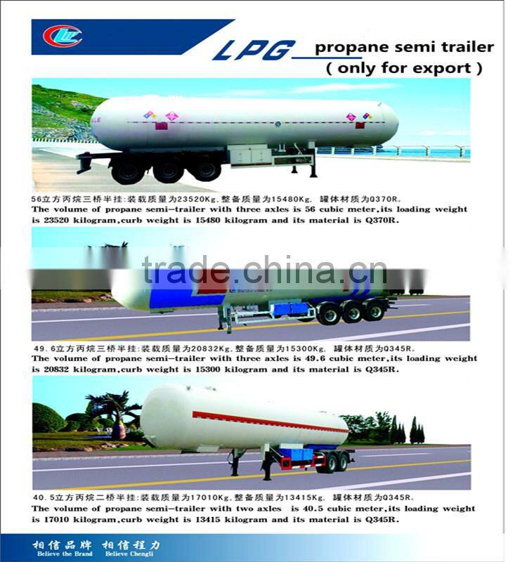 CLW LPG 25cbm propane transport truck DongFeng chassis 6x4