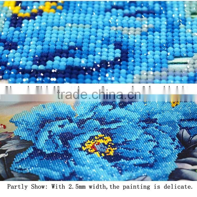 Diamond painting factory flower drawing decoration painting on canvas diy round diamond painting