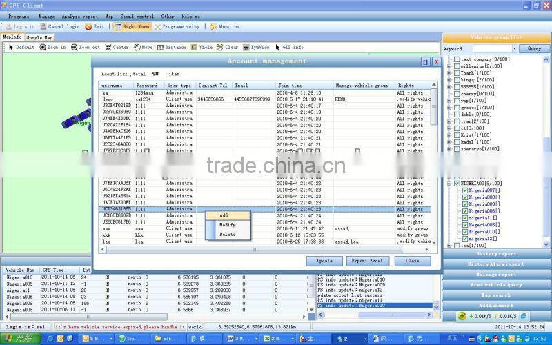 Shenzhen mini GPS Tracker With Waterproof anywhere for fleet management, personal tracking