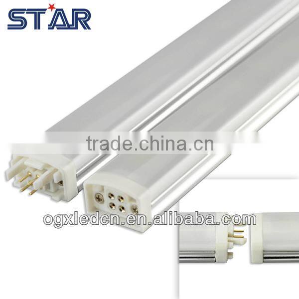 Blister packing 30cm Aluminum LED Bar RGB 5050 12V IP20 4.5W + 24keys RGB IR Remote controller + 12v adapter + Accessories