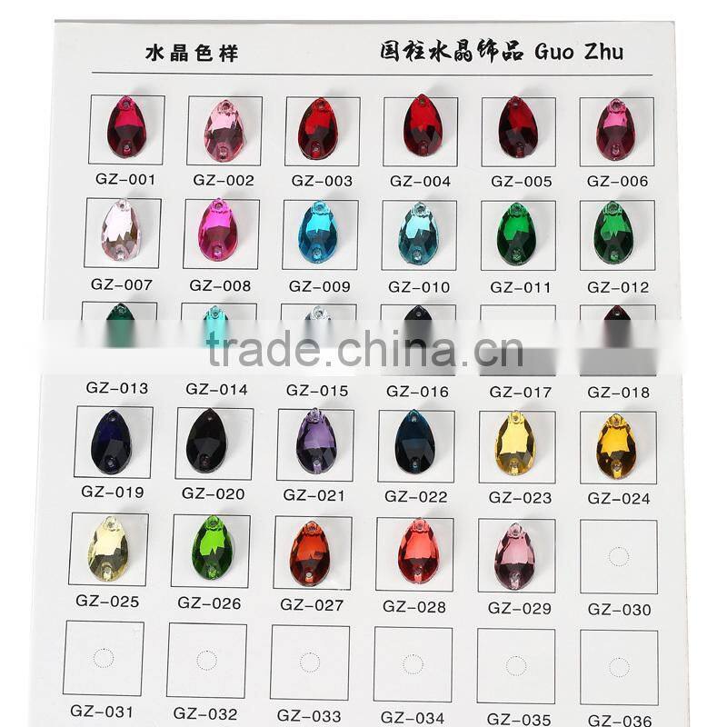 10mm Pujiang crystal flat back round sew on stone