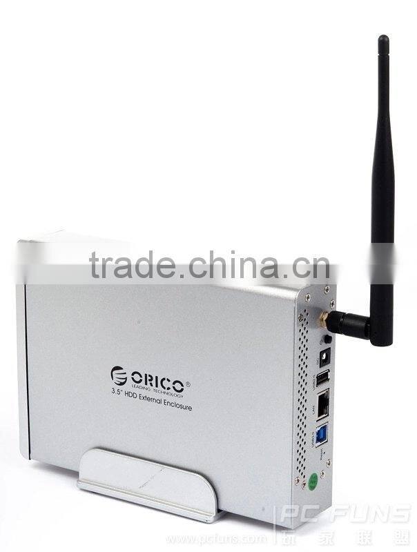 4tb Wifi 3.5'' hdd enclosure wireless external hard drive