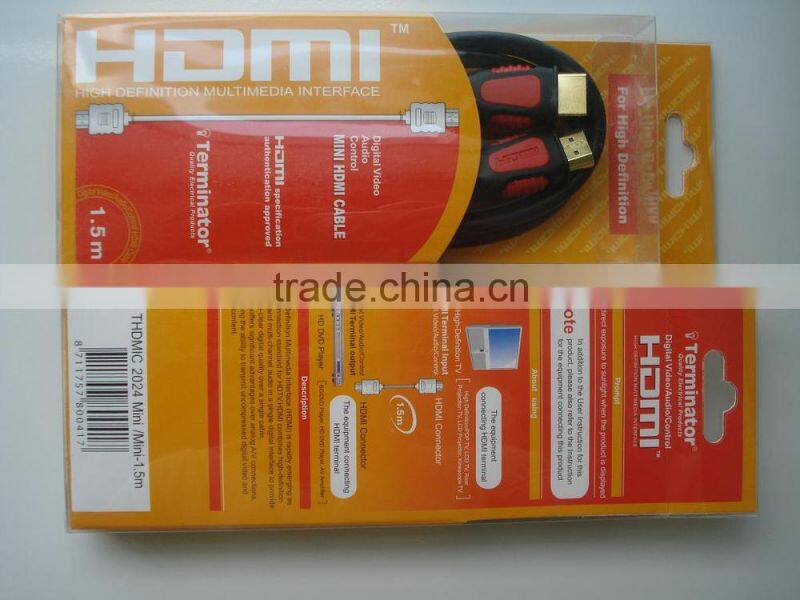 HDMI to MICRO HDMI ECONOMICAL HDMI CABLE