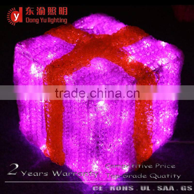 2016 new wedding stage decoration color change led light box