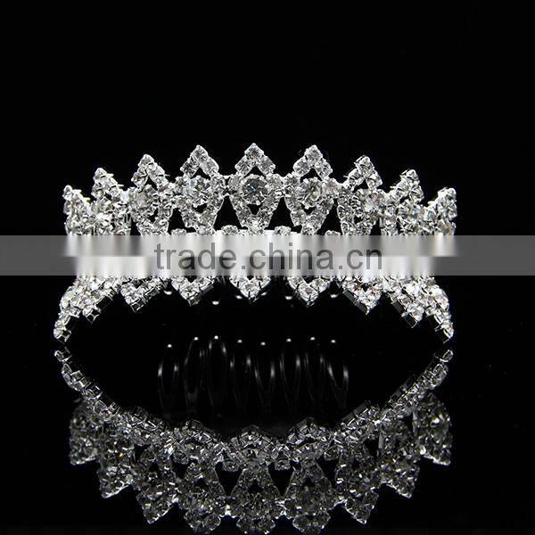 custom rhinestone clip in hair