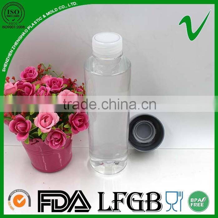 350ml hot design clear PET mineral water bottle with food grade