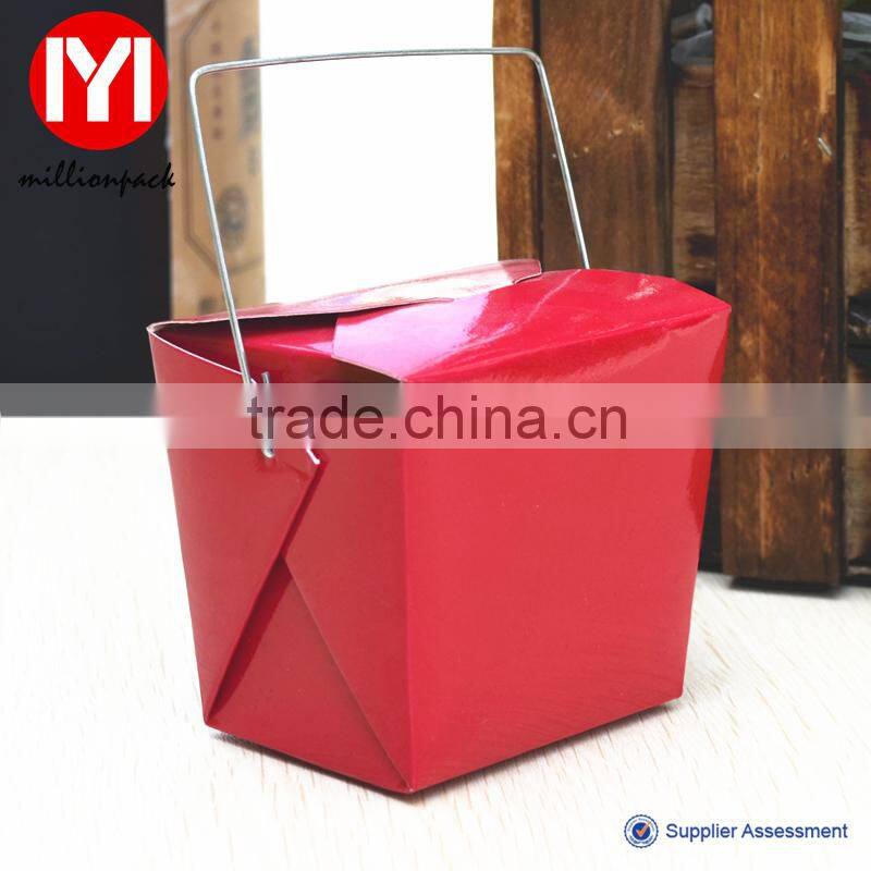 disposable food display paper noodle boxes/fast food boxes/pasta boxes