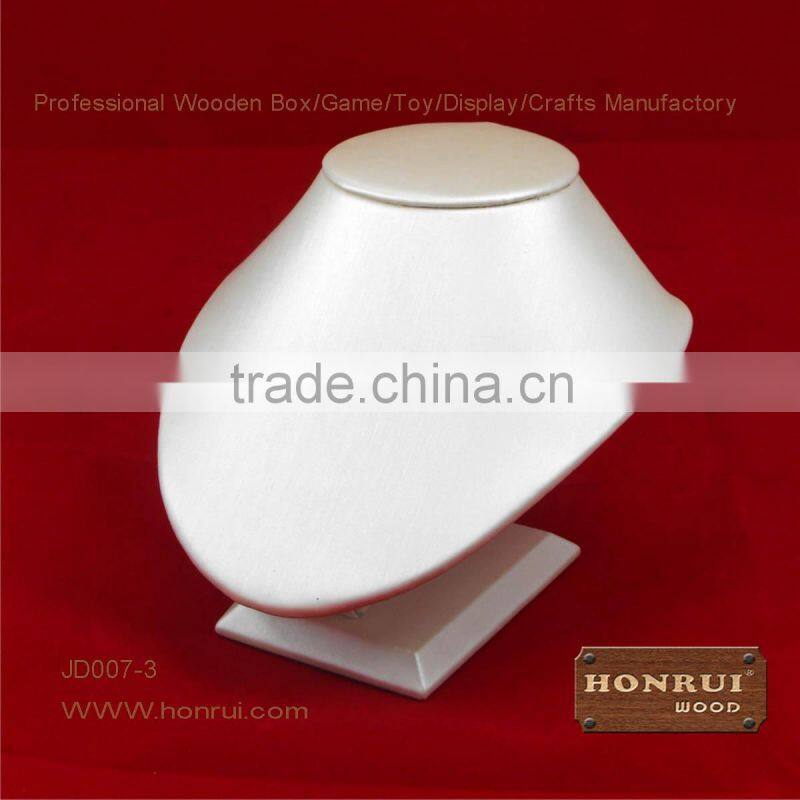 Newest necklace wood display shelf