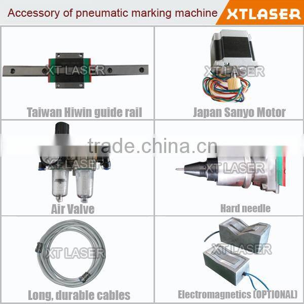 Hot sale pneumatic marking machine high speed dot peen marking machine