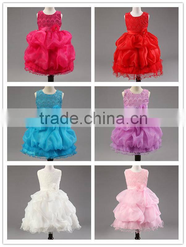 Stunning sweetheart blue beach wedding flower girl dresses girl wedding dresses kids party dress In apparel