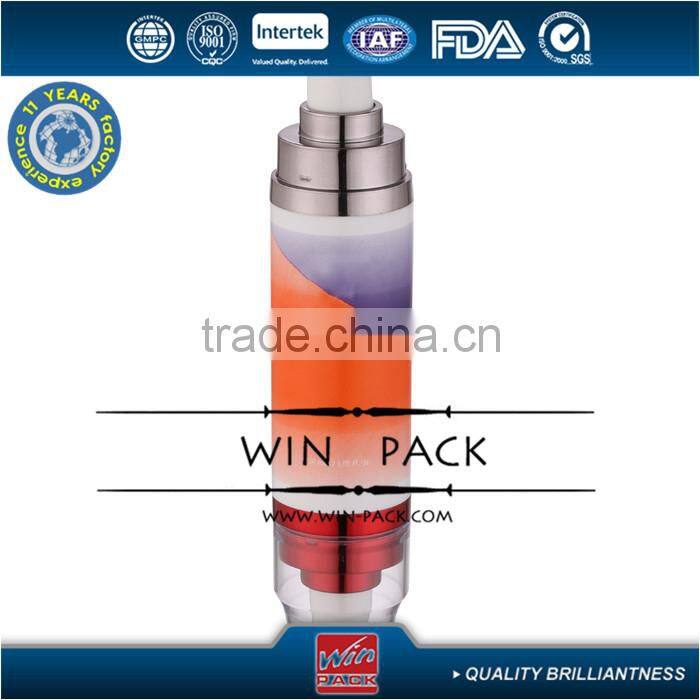 10/15ml dual chambers injection bottle for eyes ,skin care eye bottle,acrylic essential oil bottle for lady