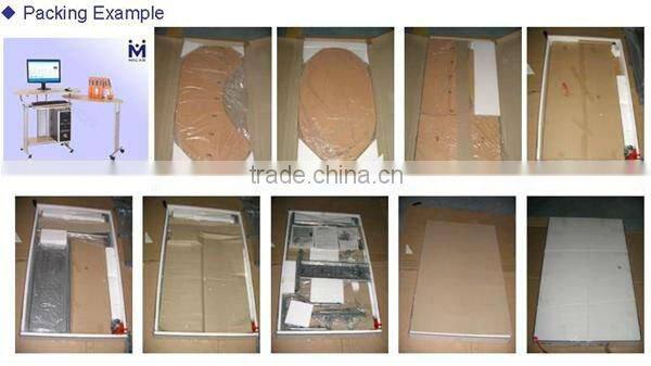 folding computer table with book rack CPU holder MGD-1391