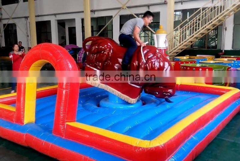 hot sale inflatable mechanical bull/rodeo bull with low price