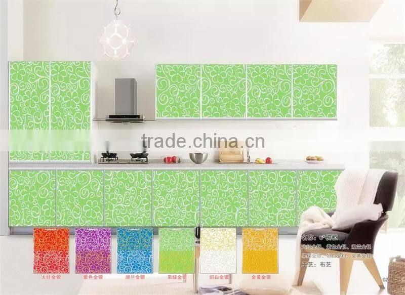 decorative kitchen cabinet tempered glass