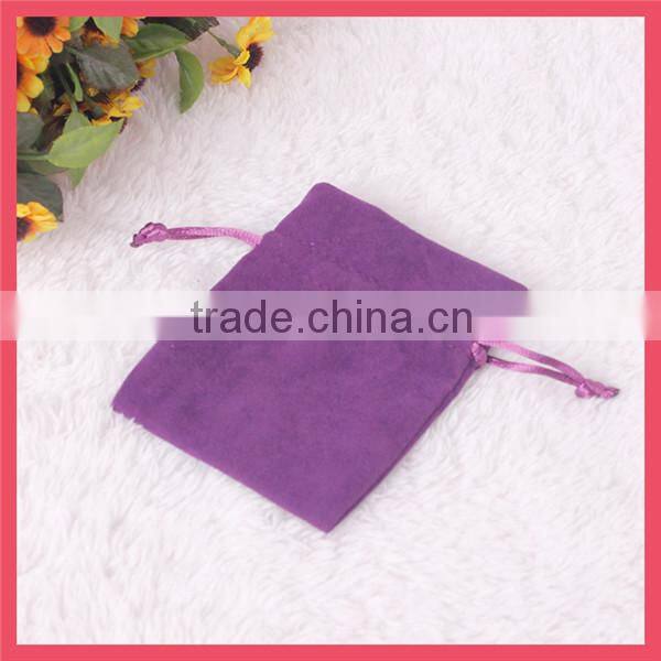Wholesale fancy new design cheap jewelry environmental velvet bag