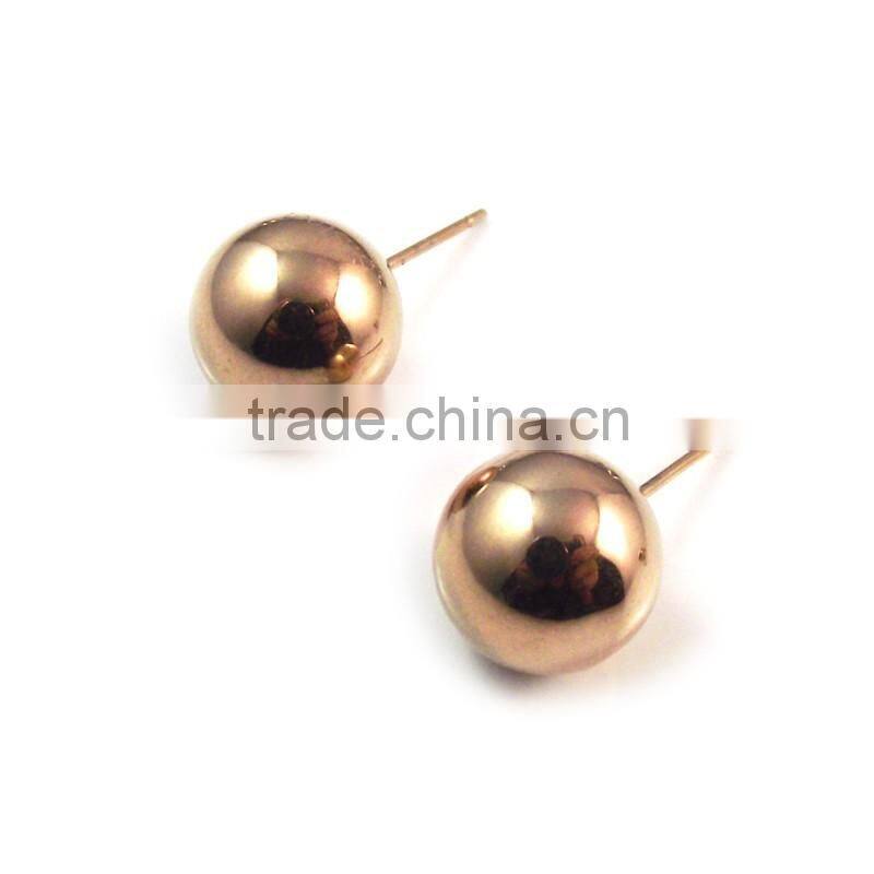 stainless steel diamond stud earrings for custom