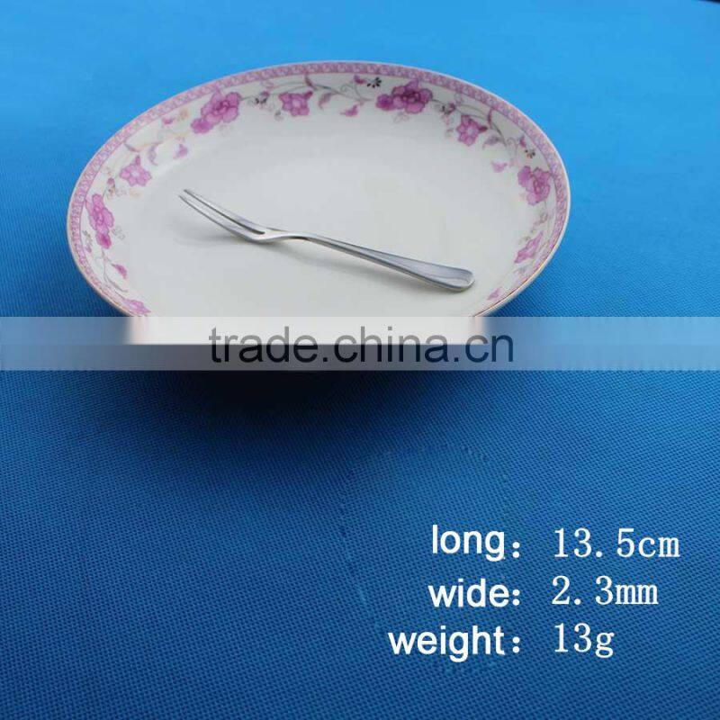 High Quality Stainless Steel Cutlery Dinner Meal Salad Fruit Cake Dessert Fork Tableware Set S65