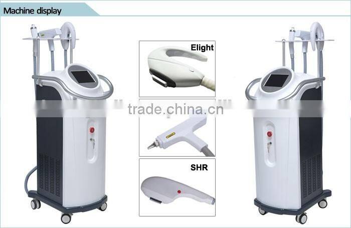 2016 new design shr elight yag multifunction machine for beauty salon use
