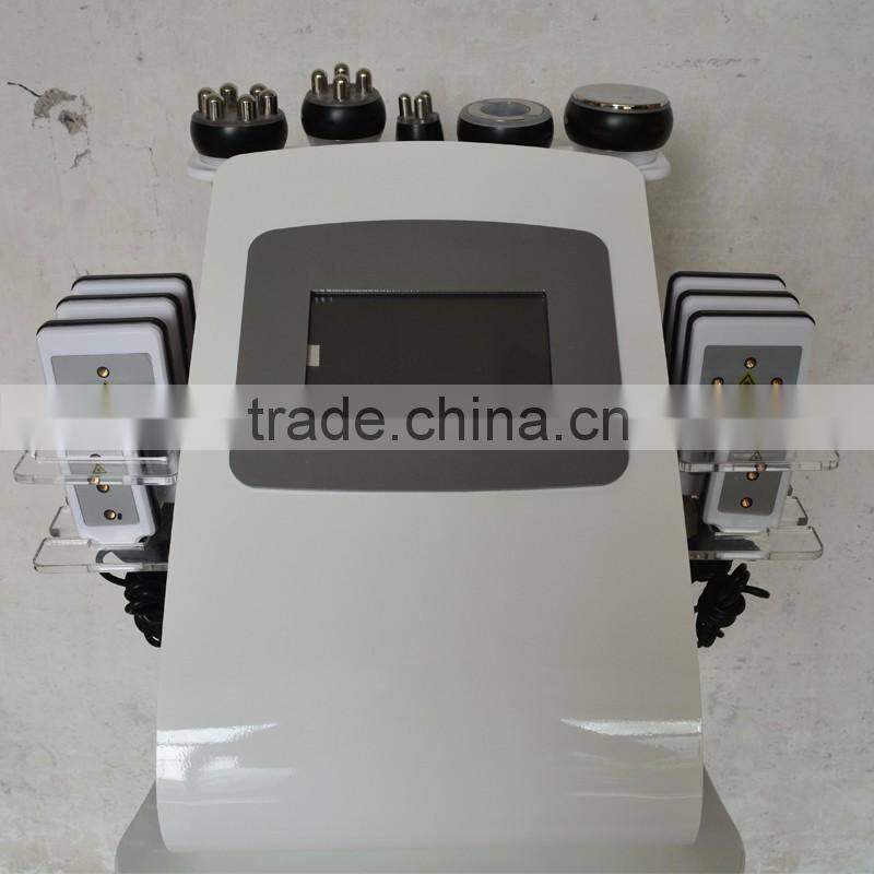 2016 high quality multifunction cavitation rf lipo laser weight lose system