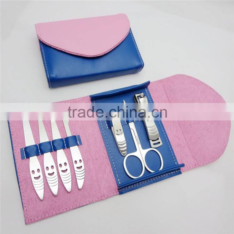 Bonvatt Stainless steel 7pcs manicure pedicure sets/manicure sets stainless nail clipper sets