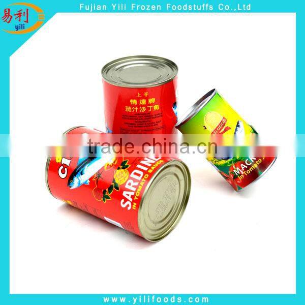 Sardines process canning