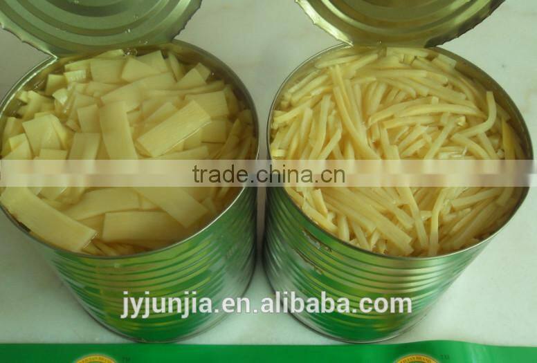 Canned bamboo shoots strips slices 2015.1.11