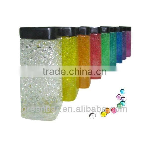 Colorful colorfast marbleized deco beads crystal polymer