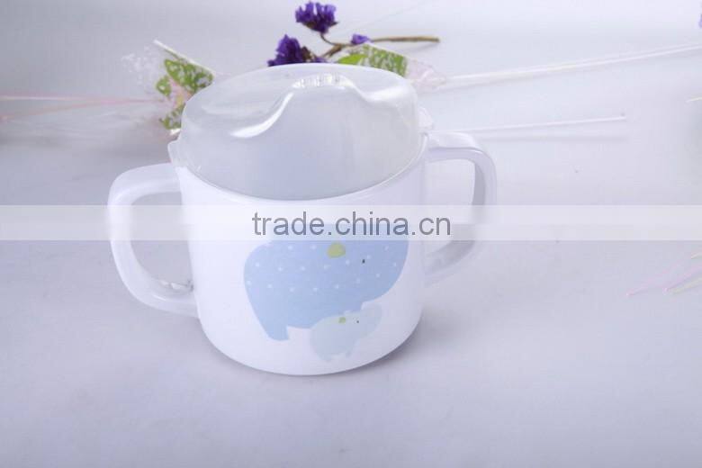 food grade light weight melamine white mug with handle for kids