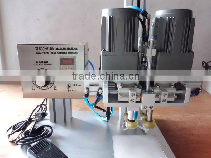 Desk Top Pneumatic four rollers honey capping machine