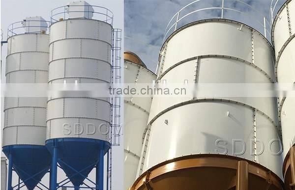 portable bolted cement silo with dust collector in chian for sale
