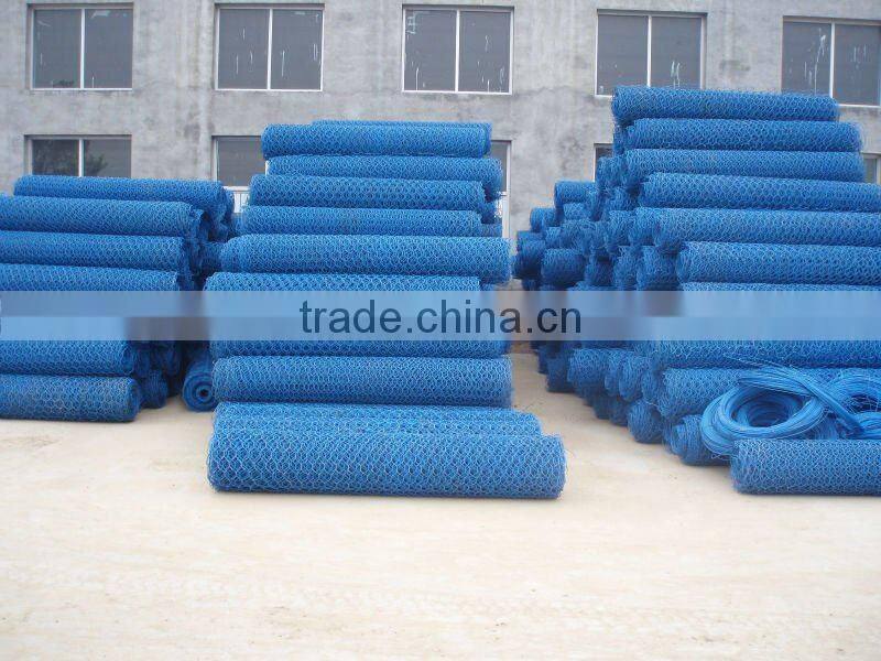 Plastic/PVE/PE Coated/Galvanized Hexagonal Gabion Mesh