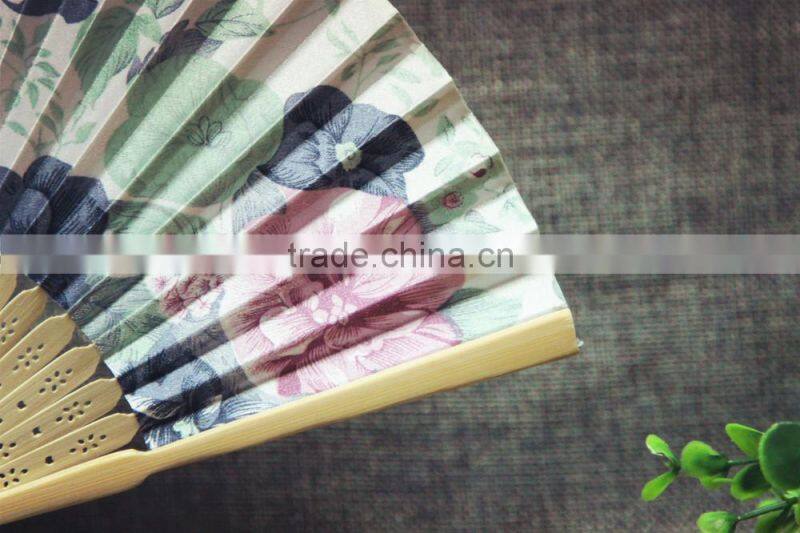 promotional Chinese hand fan bamboo fan customized