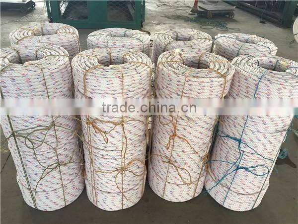 32mm PP Material twisted polyethylene rope pp danline rope