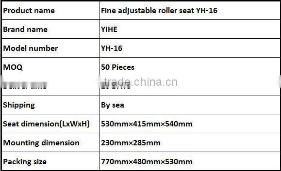 (YH-16) Adjustable Car Seat Loader Seat Construction Mechinary Seat
