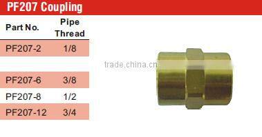 PF207 Coupling,Pipe Fitting,Brass Fitting,Pneumatic valve