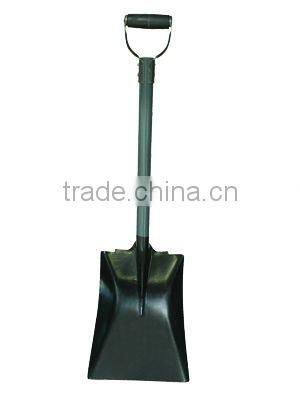wood handle shovel with plastic grip