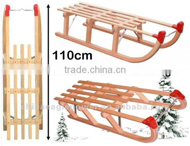 Davos Traditional - 110cm Beech Wood Sledge