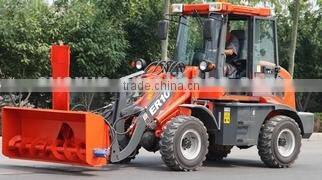 Everun ER10 CE/ Euro3 certifiziert Agriculture farm Maschine Mini Wheel Loader Radlader mit Palletengabel und 4 in 1 Schaufel